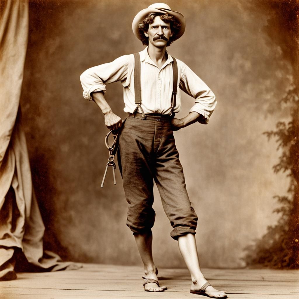 Tom Sawyer Portrait from Mark Twain Novel