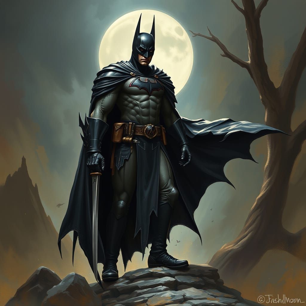 Medieval Dark Fantasy Knight