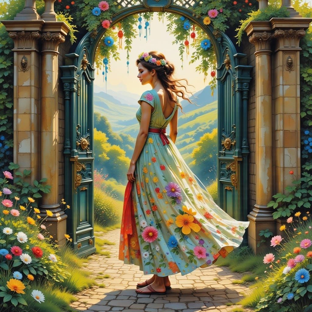 Whimsical May Day Celebration in Vibrant Colors