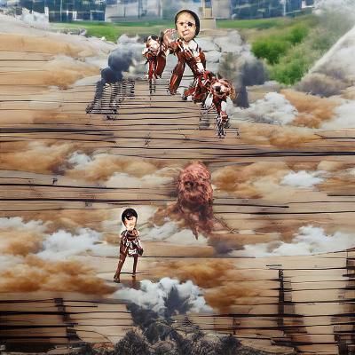 Epic Attack on Titan Scene