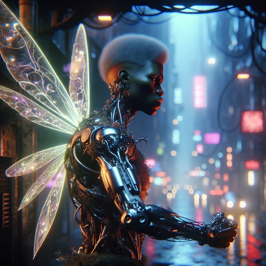 Cyberpunk Fairy