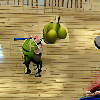 Shrek and Donkey Play Ping Pong with Onion
