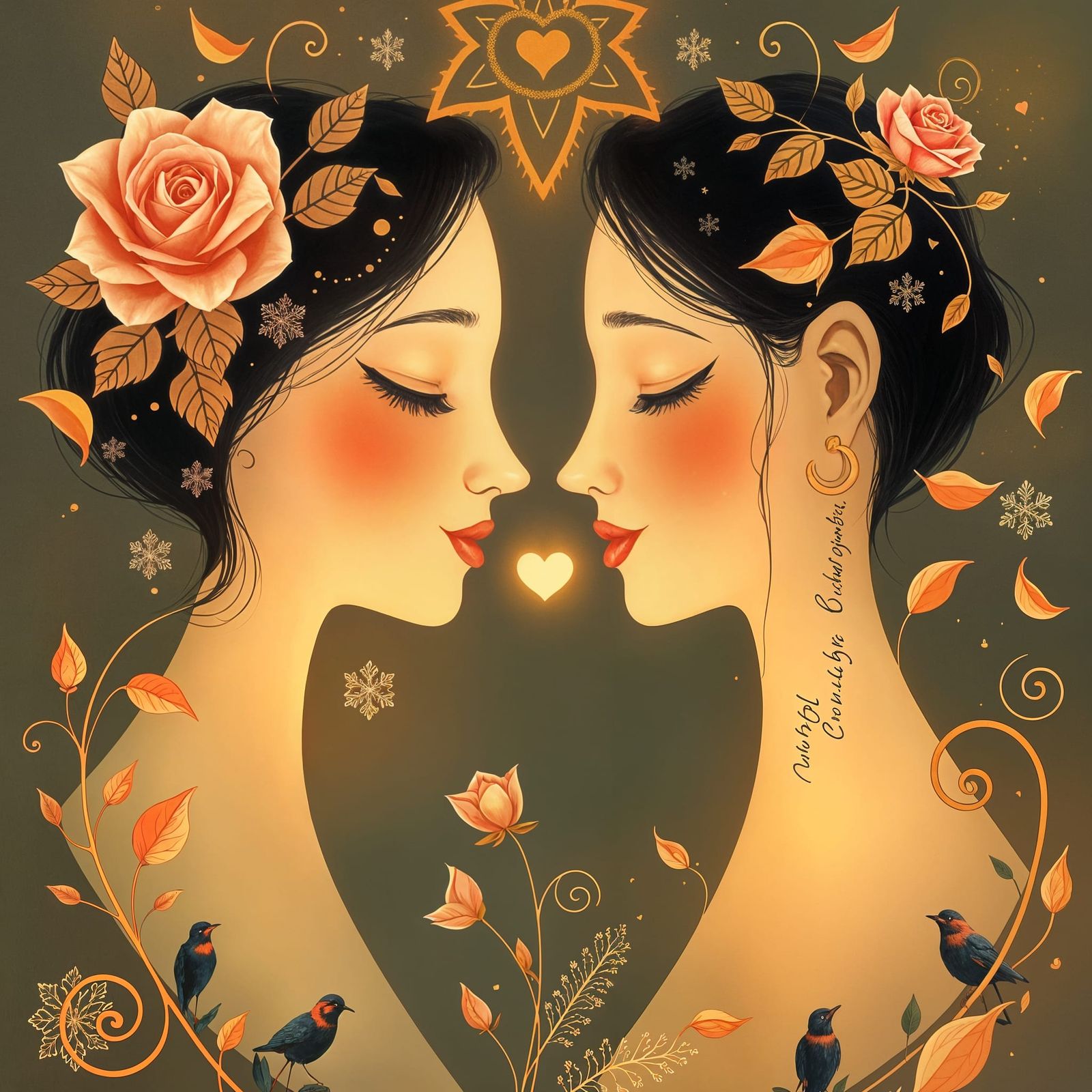 Surreal Self-Reflection in Love and Devotion