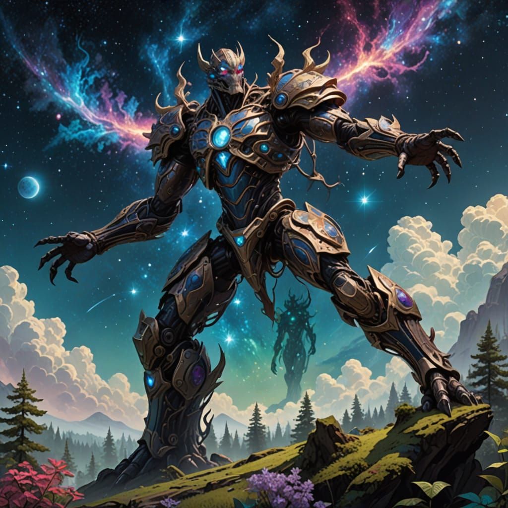 A Colossal Guardian of the Ancient Forest