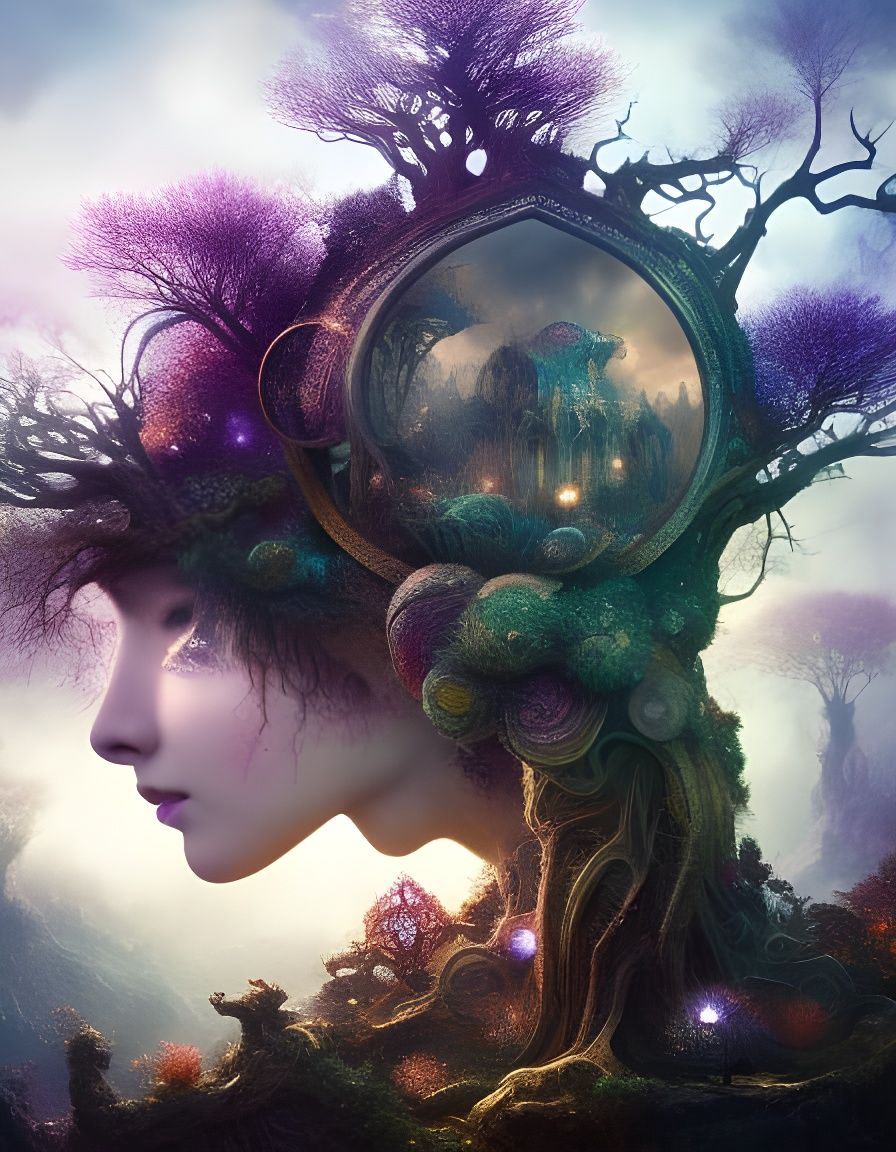 Magic Mushroom City in Gnarled Tree Portal