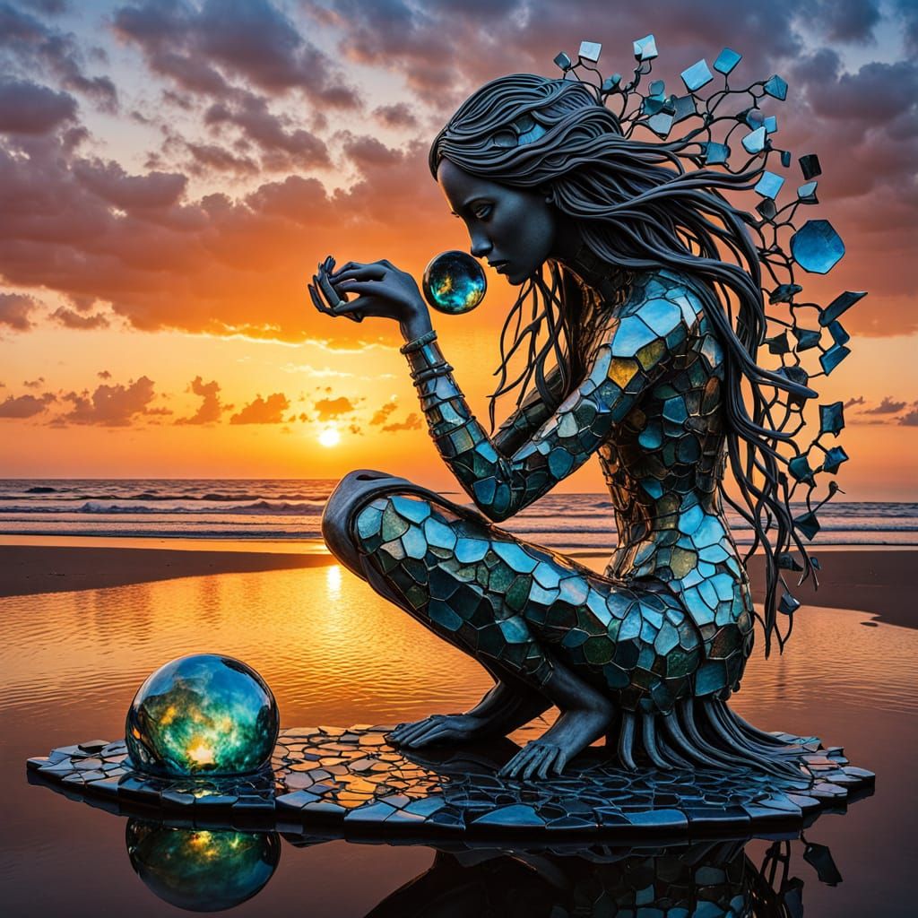 Surreal Fragmented Sculpture Celebrates Resilience and Authe...