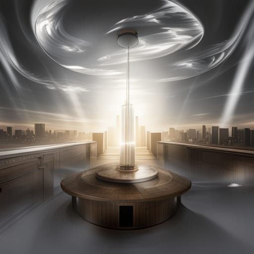 Opaque Glass Dome with Solar Energy: Concept Art