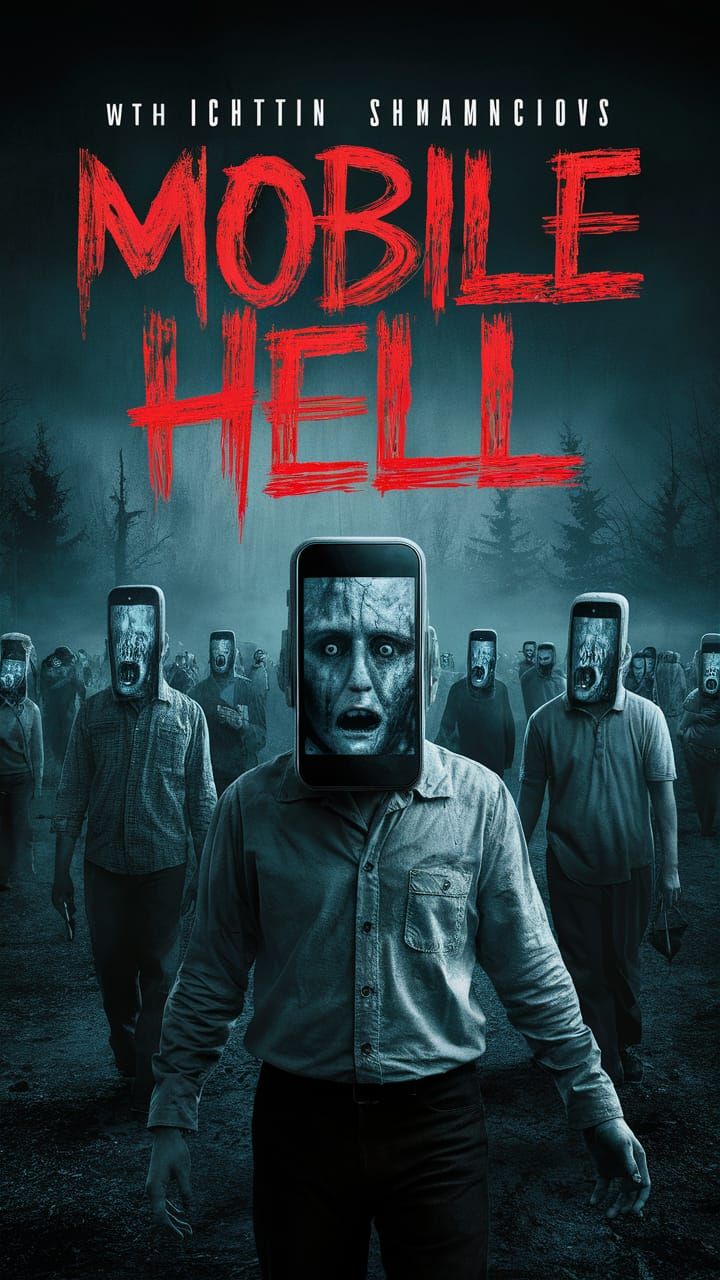 Mobile Hell: A Chilling Horror Movie Poster