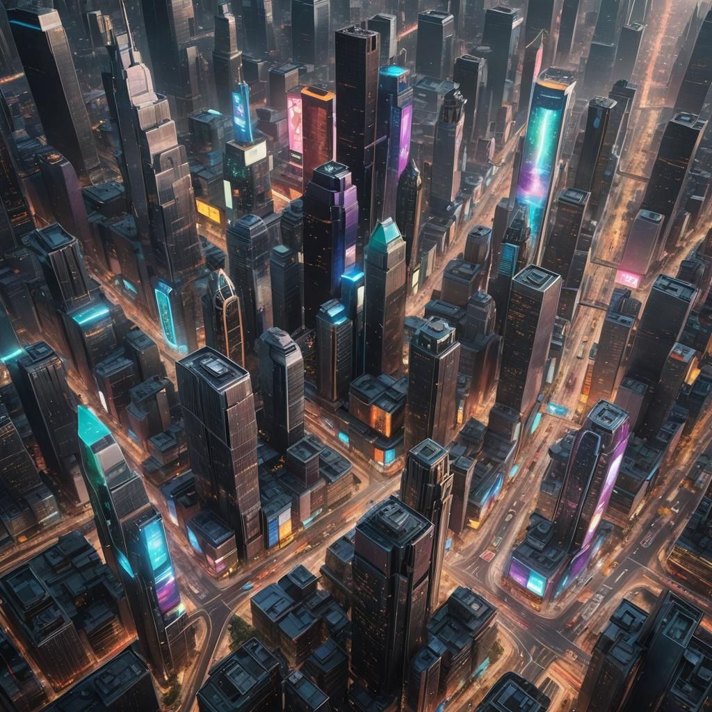 Futuristic Metropolis: Hyperrealistic Cityscape in Unreal En...