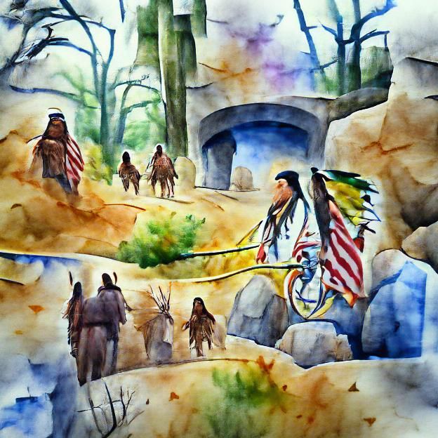 Photorealistic Portrait of an American Indian