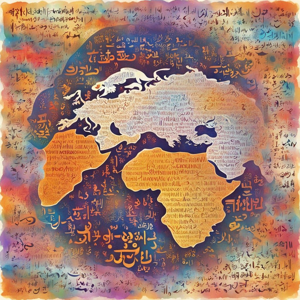 Vibrant Celebration of Global Languages and Unity