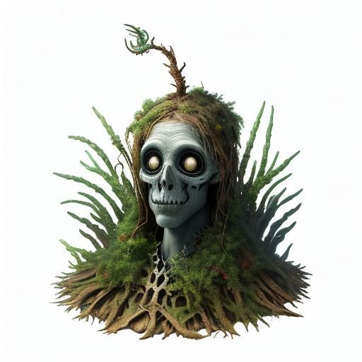 Eerie Spectral Seamstress: A Chilling Composition
