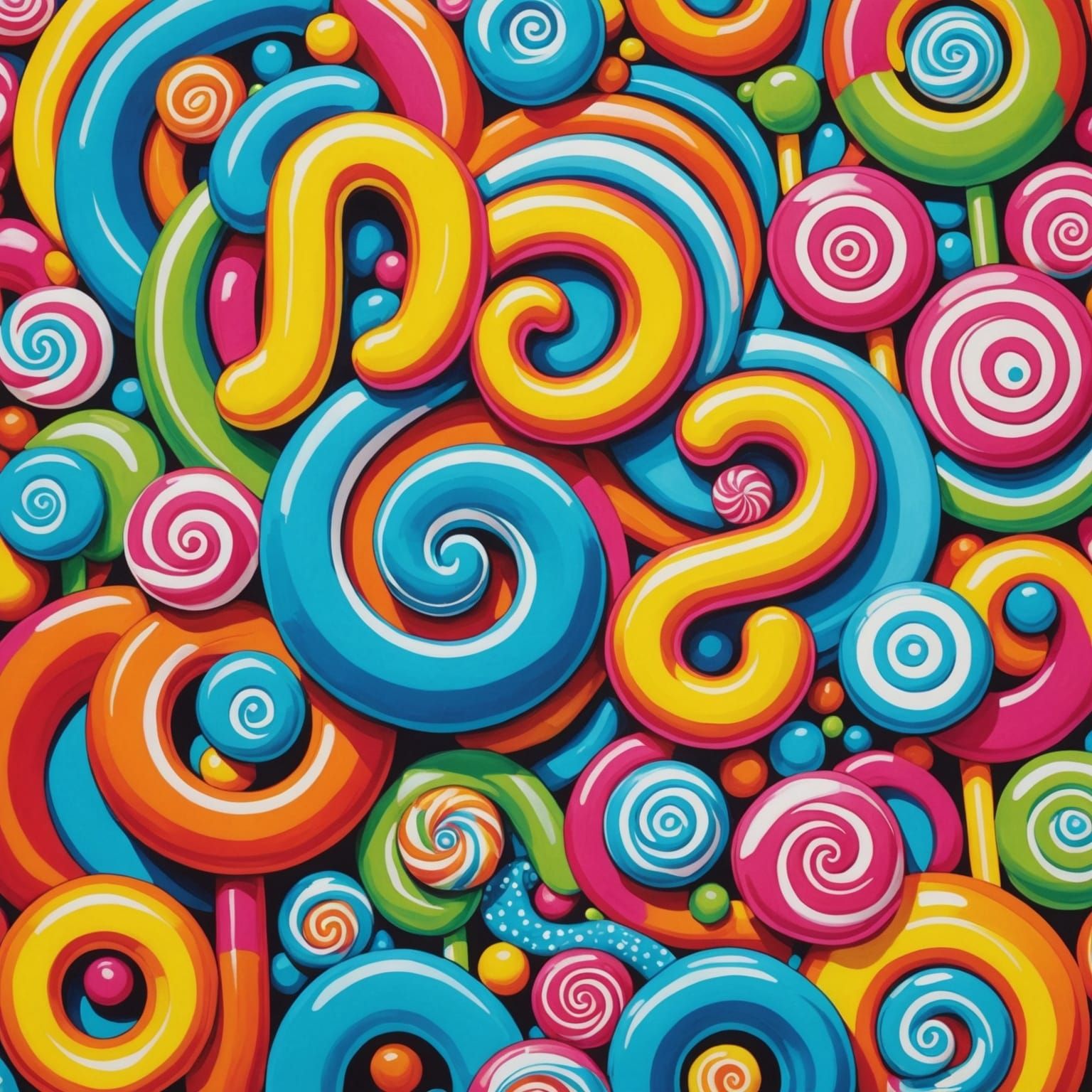 JP’s Gifts & Accessories Sign in Gouache Style