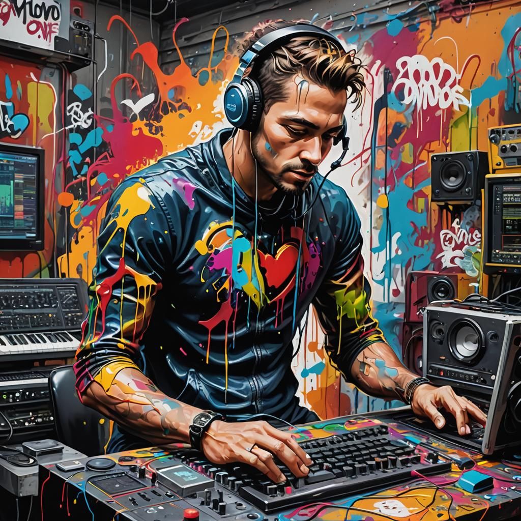 Transparent Man's Life Support System: Graffiti Art