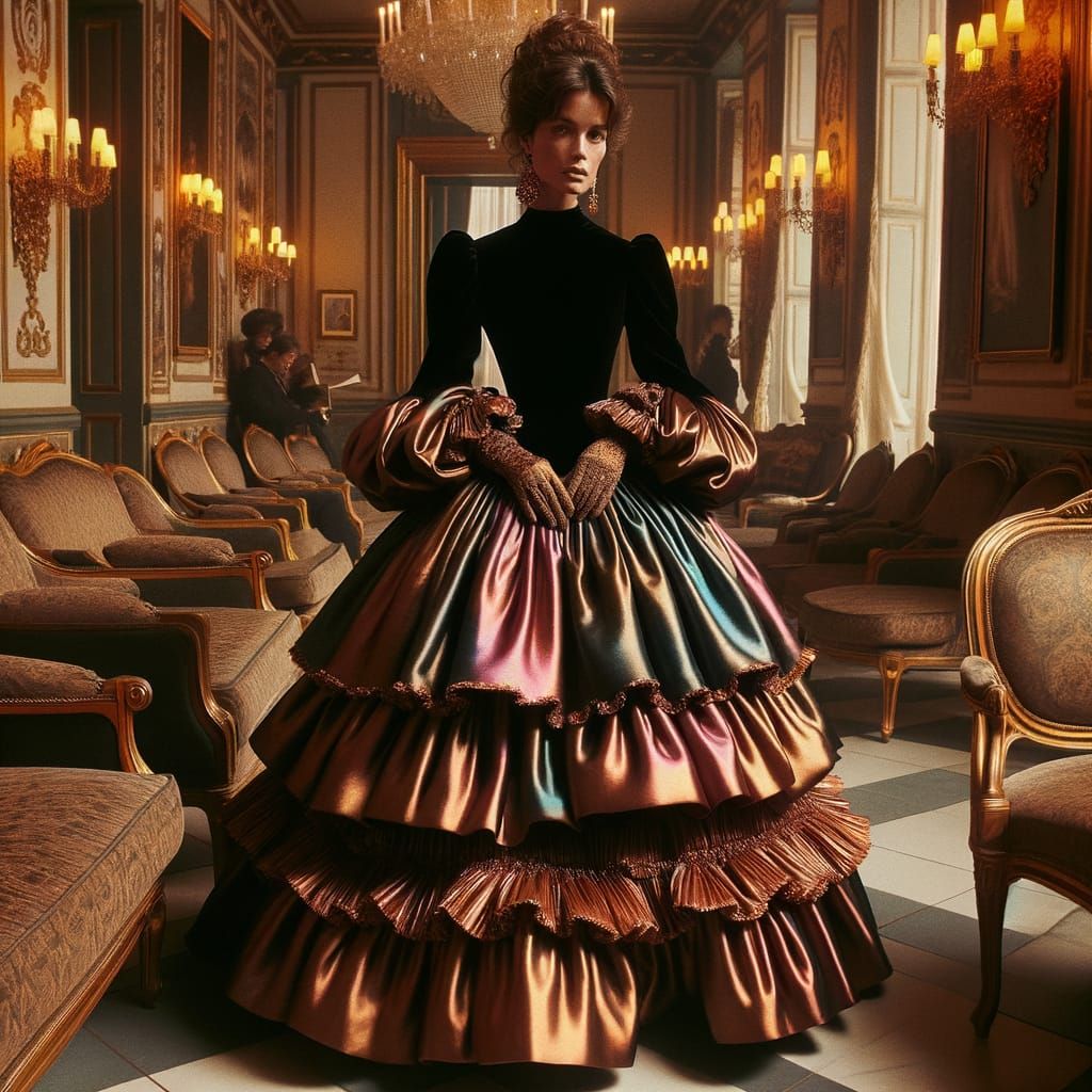 "Du côté de chez Swann" Tenue haute couture automne -hiver 1...