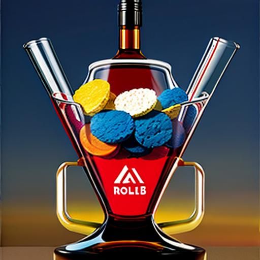 the advertising slogan is completely visible - 1 Ruble = 1000 Dollars; a chess pieces sticking out of the sky upside do...