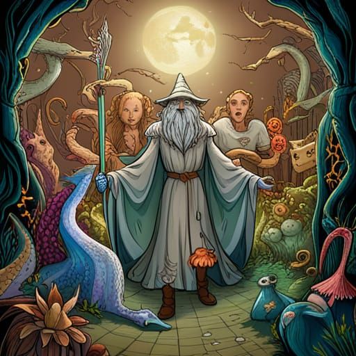 Enchanting Wizards and Warlocks of Oz in Dark Fantasy