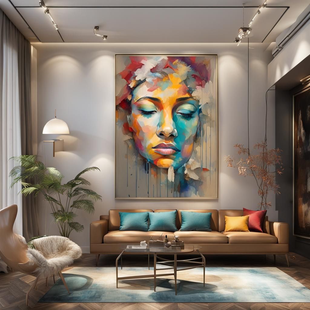 Stunning Wall Art: Detailed Matte Painting in 8K