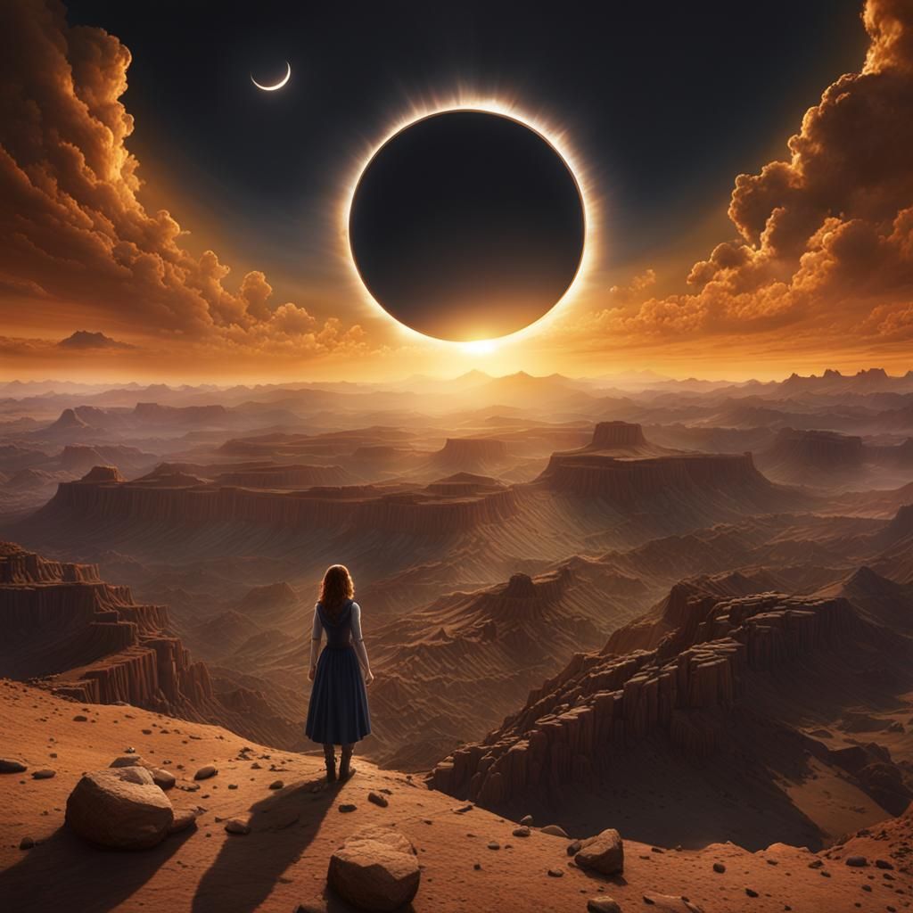 Anna Kendrick Observes Total Solar Eclipse in Desert