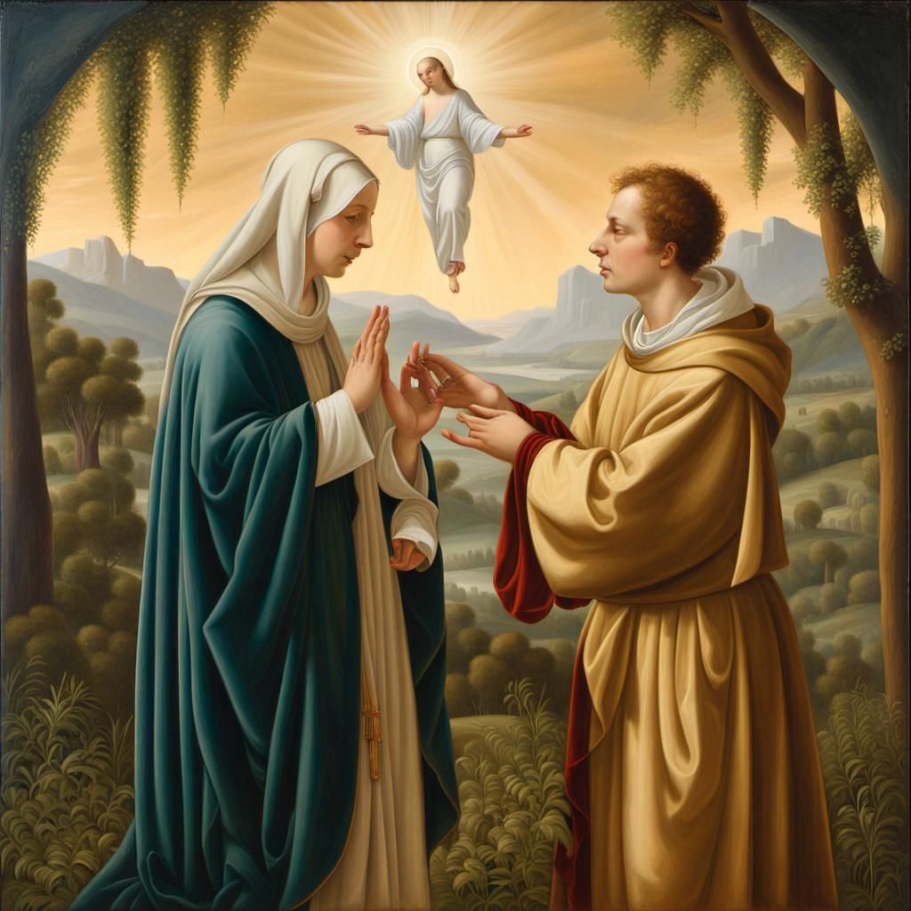 Saint Bernard's Vision: Renaissance Devotional Art