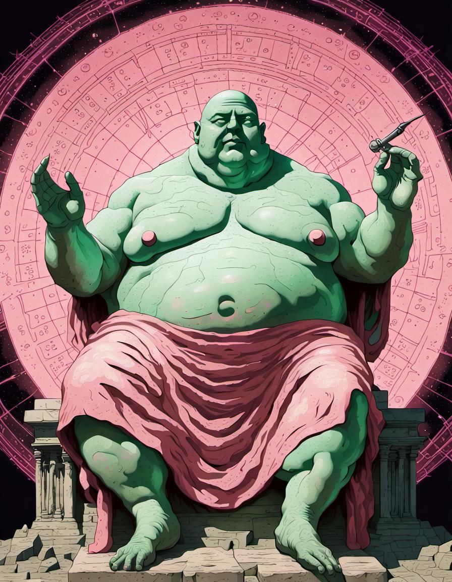 God of Civilization: Symbolic Fantasy Art