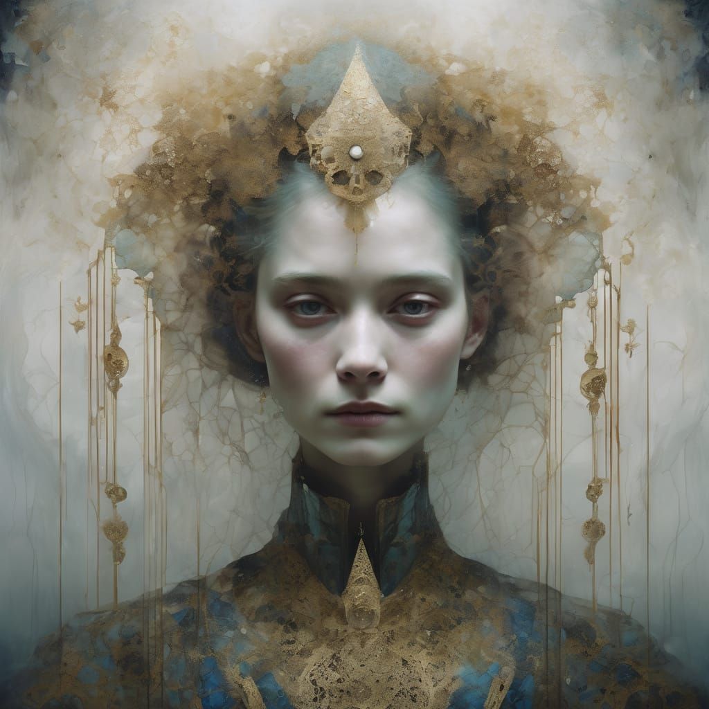 Regal Goddess in Forgotten Splendor