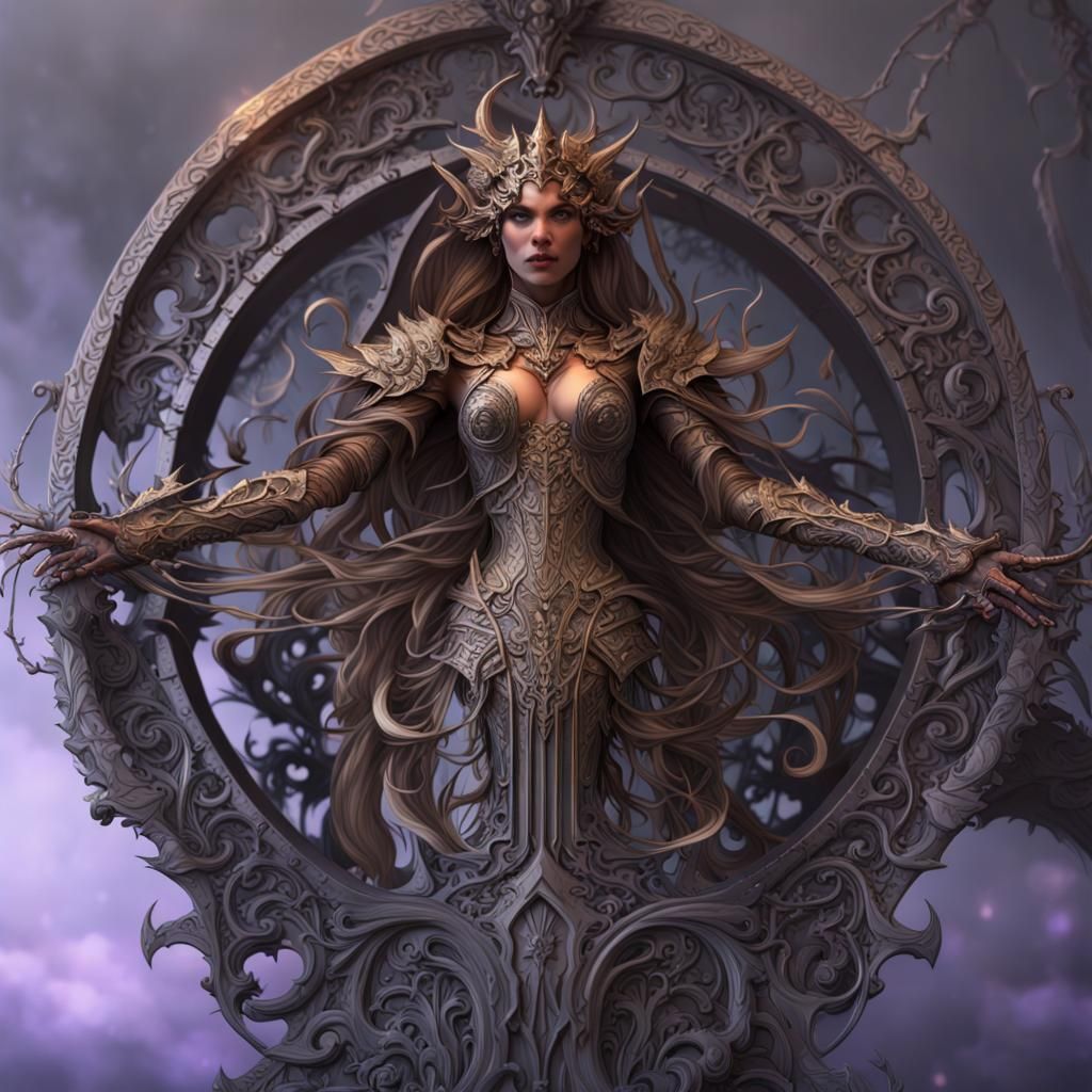 Dark Fantasy Metal Art Masterpiece in 8K