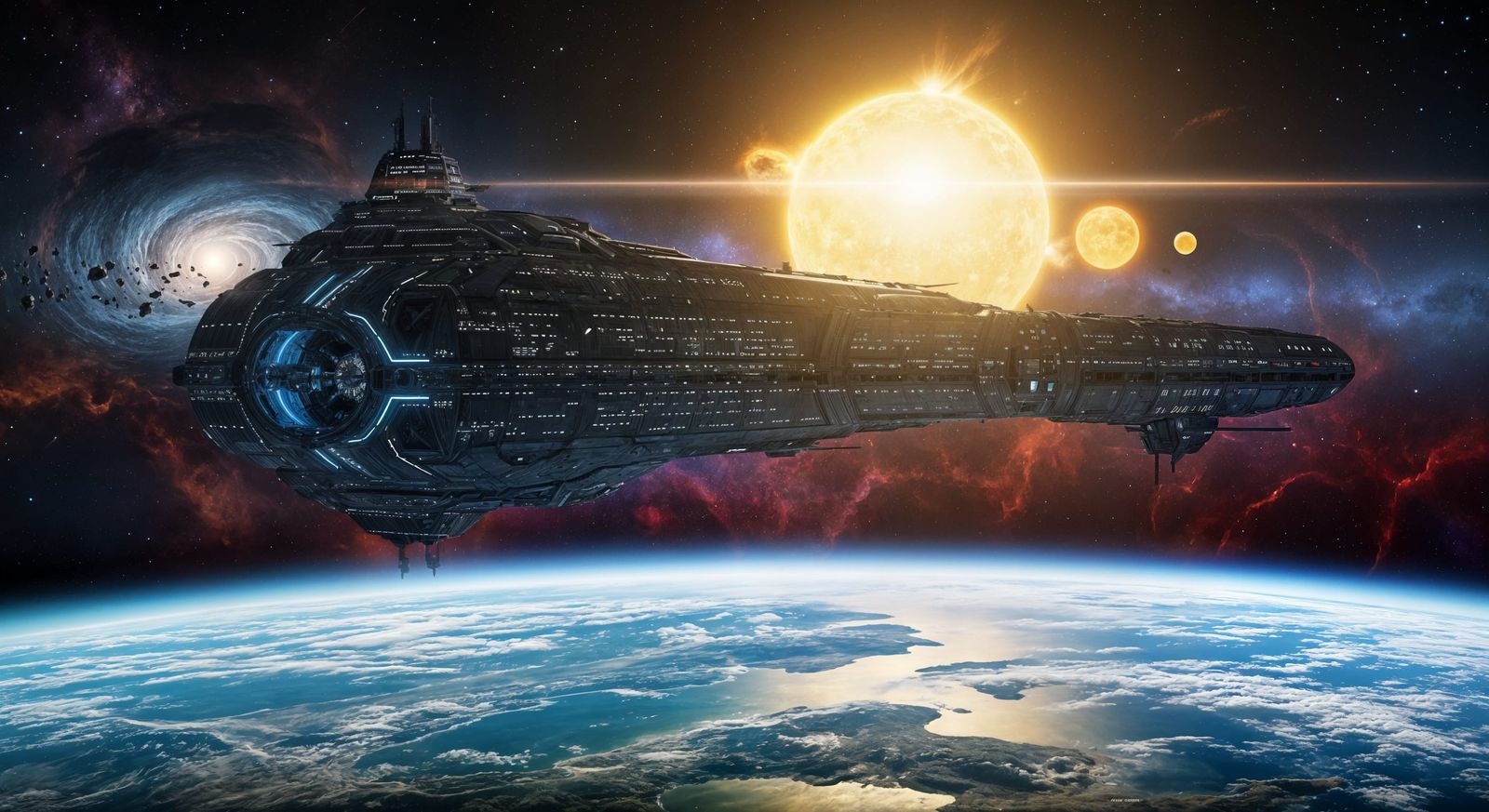 Rubicon Jumpship In The Barosa System