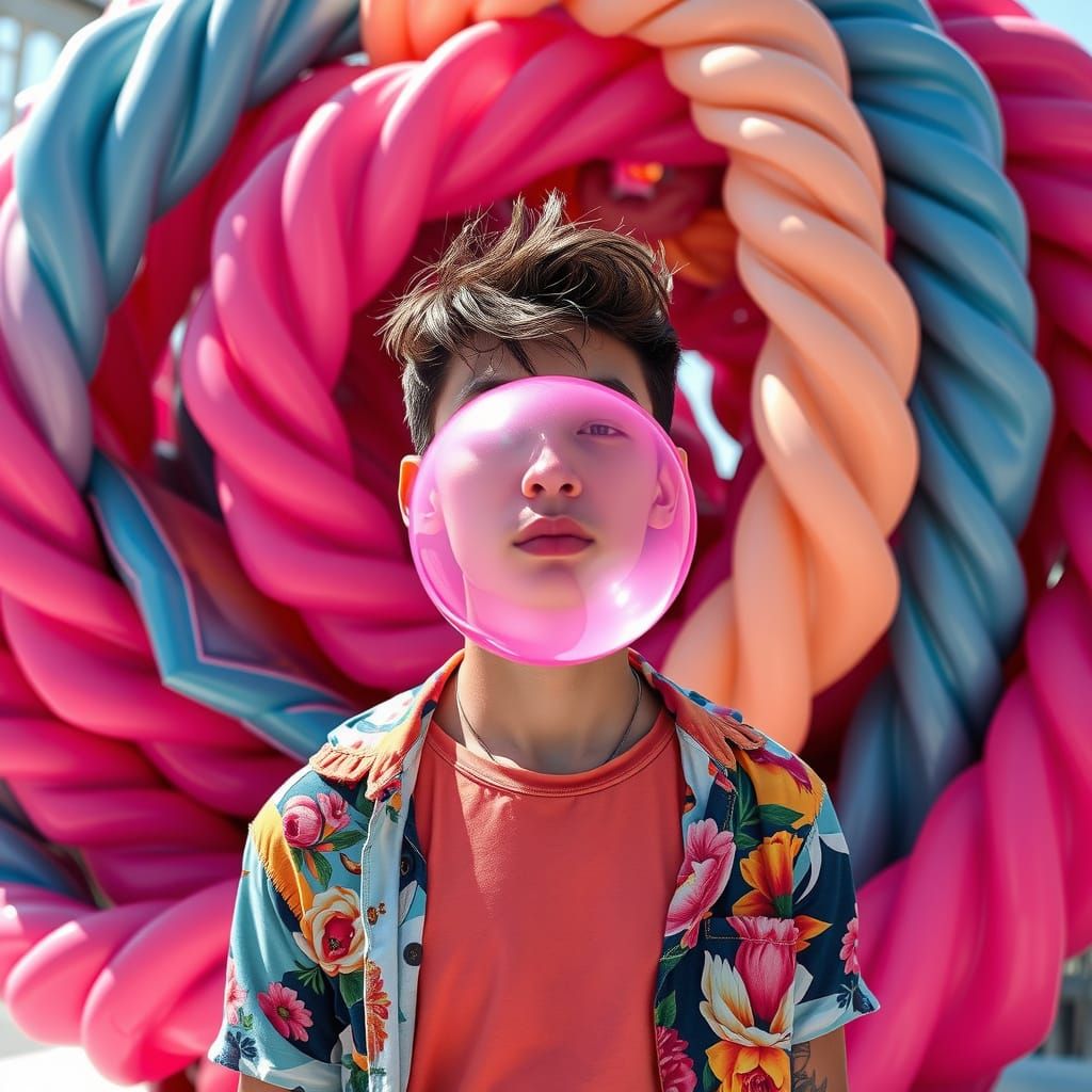 Vibrant Whimsy in Bright Light