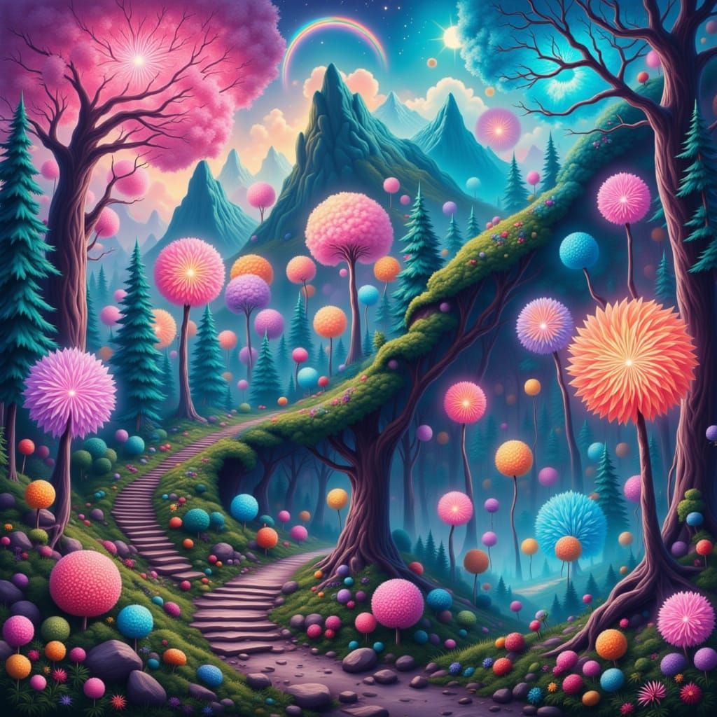 Magical Rainbow Falls and Delicious Treats