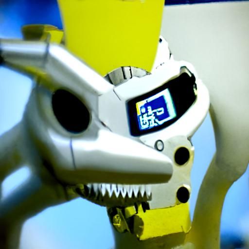 Cybernetic Dinosaur in Digital World