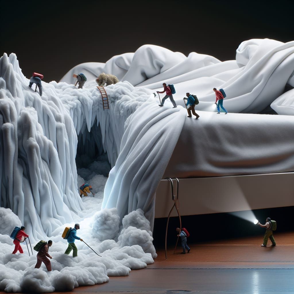 Miniature Explorers on a Giant's Blanket