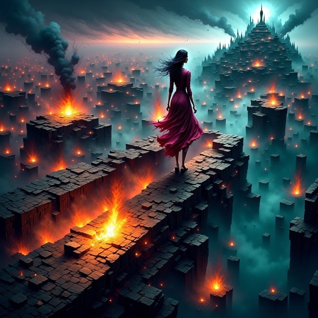 Dreamlike Image Generated by Diffusion Model