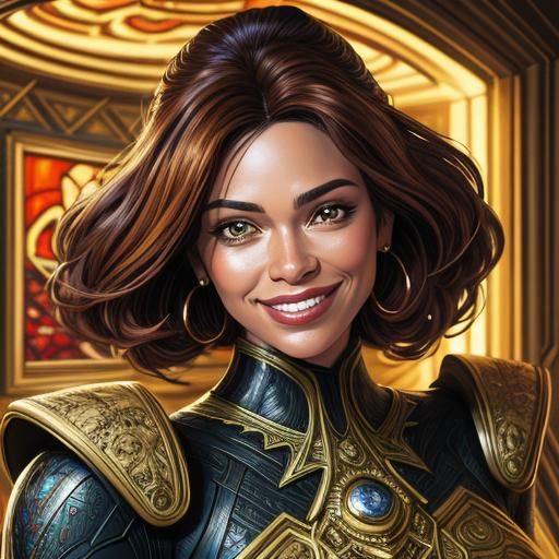 VIP Portrait in Comic Book Pop Art Style