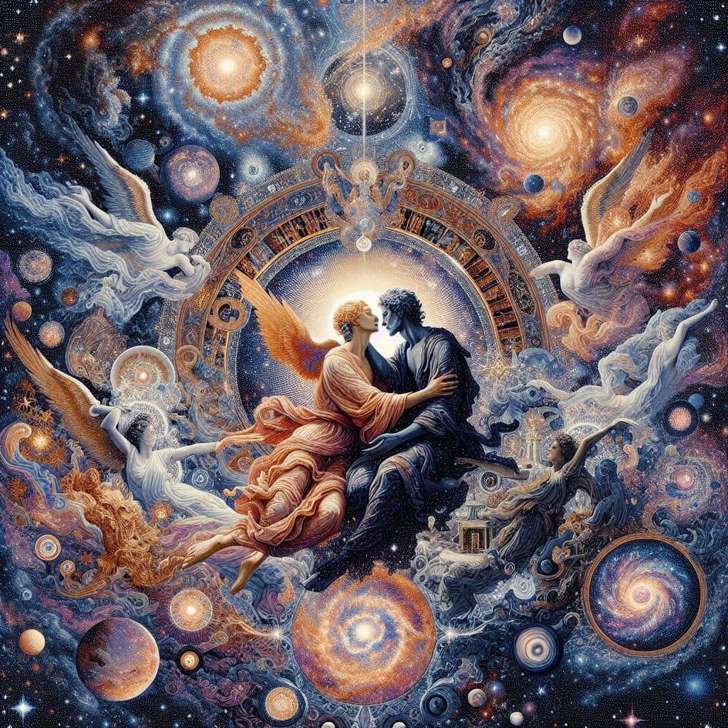 Eros and Thanatos in Cosmic Embrace