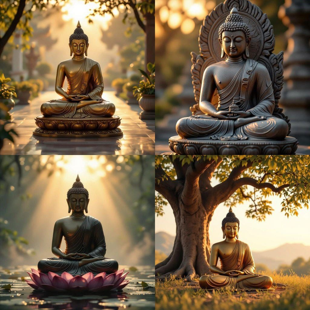 Serene Lord Buddha in 8K High Definition