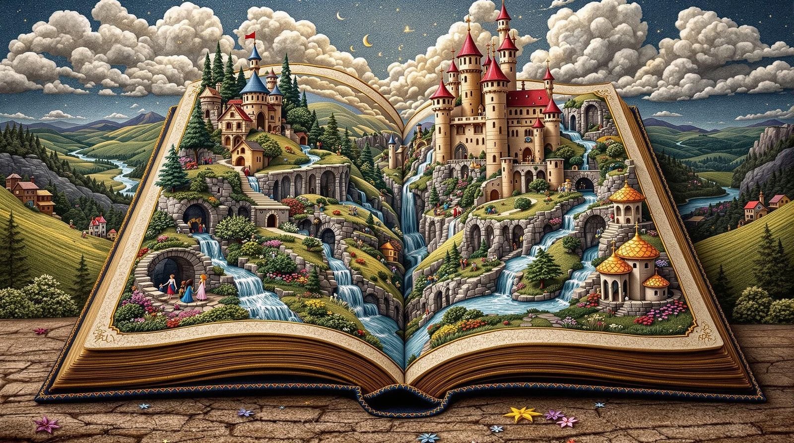 Enchanted Book: A Knitted World in Embroidery Art