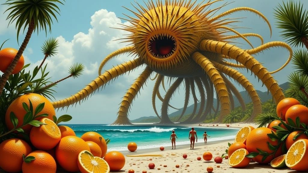 Twisted Citrus Titan Emerges from Pina-Colada Apocalypse