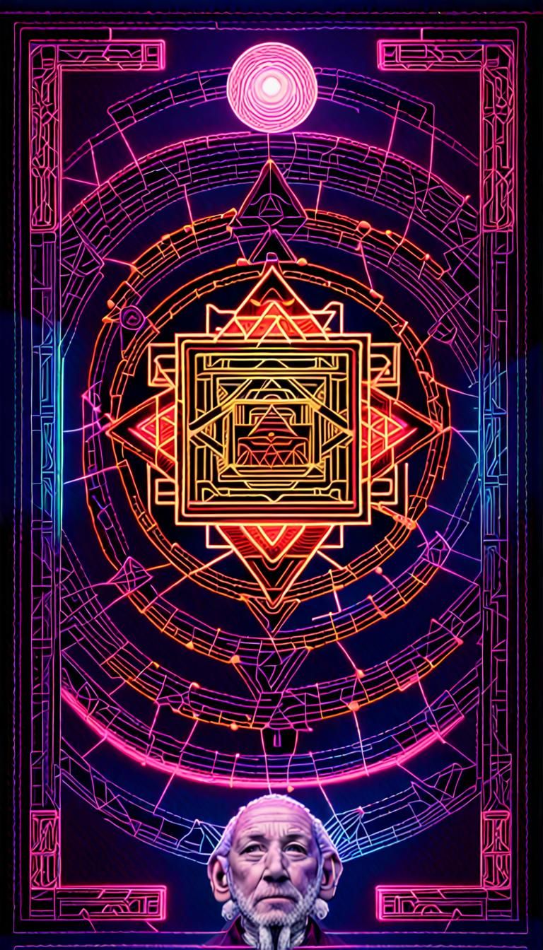 Sacred Geometry: Four Fractal Sri Yantra Mandalas