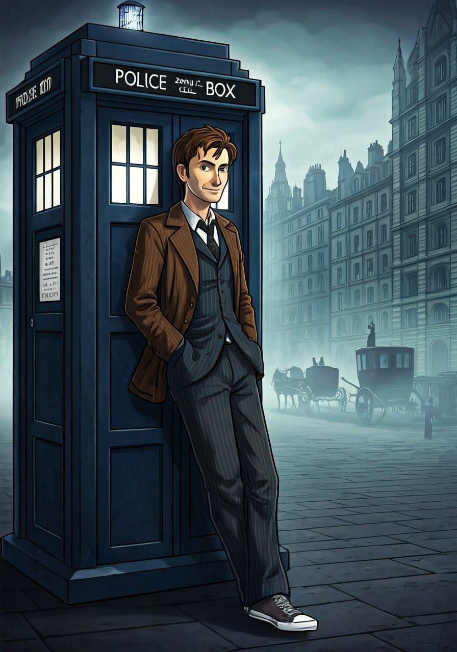 10th Doctor Who in Victorian London
