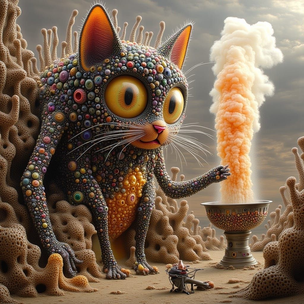 Steampunk Engine Illustration