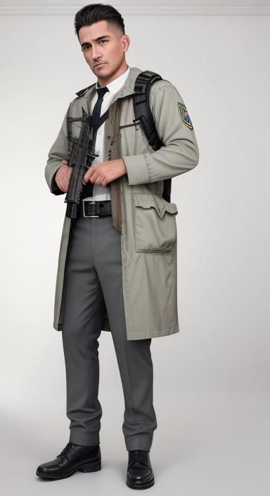 NYPD Officers in Cinematic Movie Poster