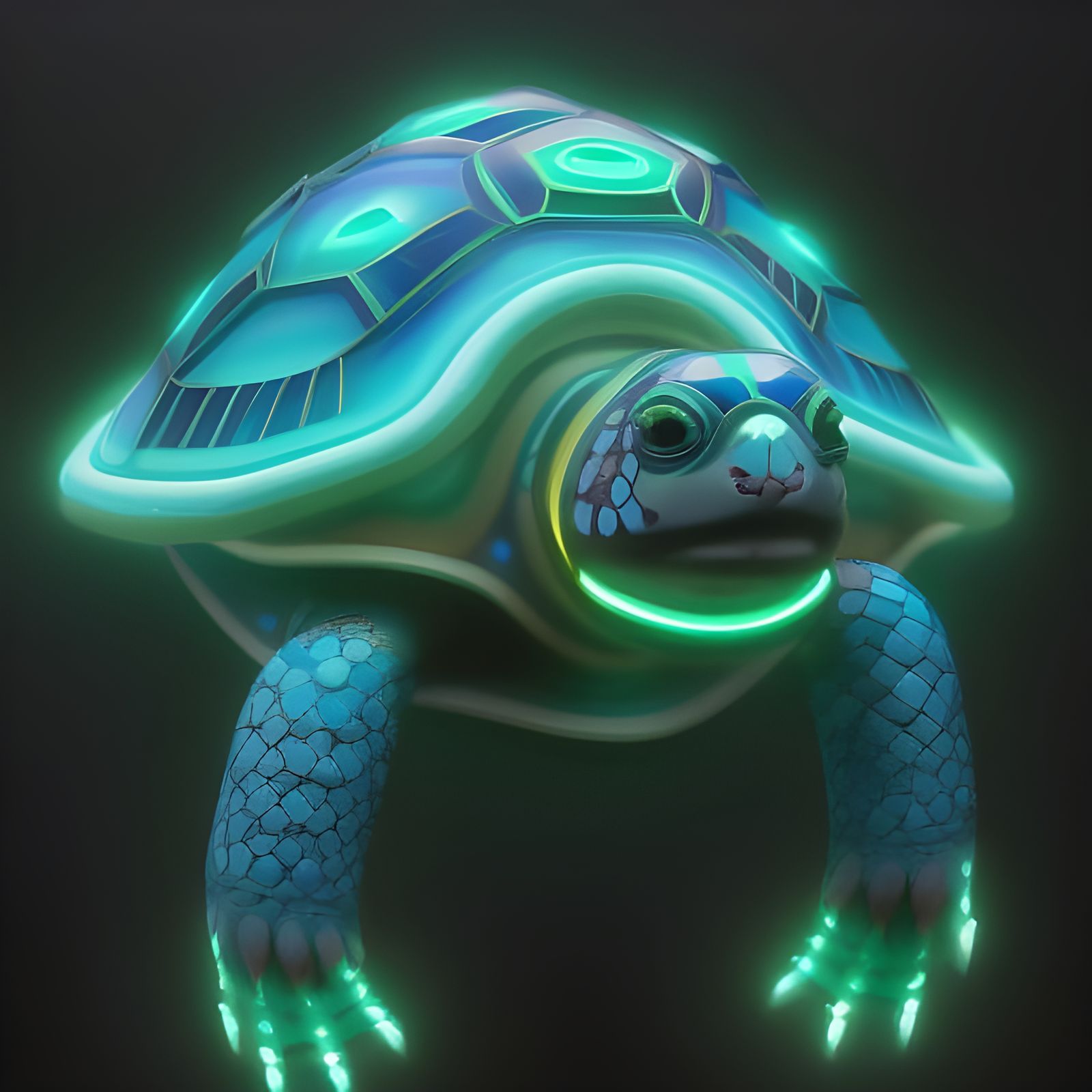 Neon Turtle