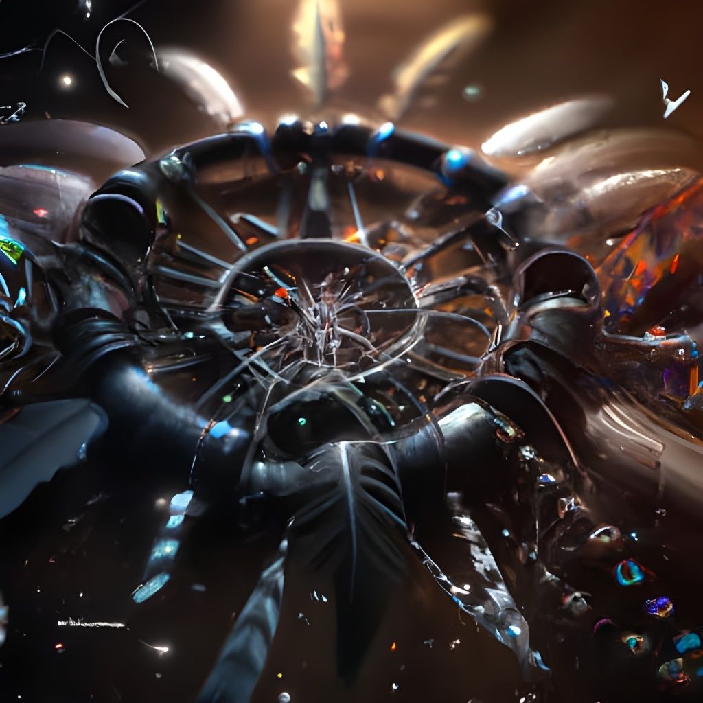 Colorful Dreamcatcher with Feathers and Floating Words