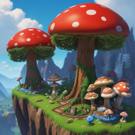 Mario and Luigi in the Mushroom Kingdom