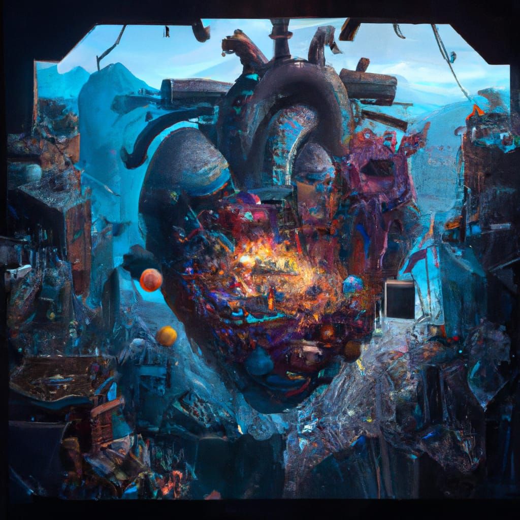 Heart of Greed: Complex 3D Digital Illustration