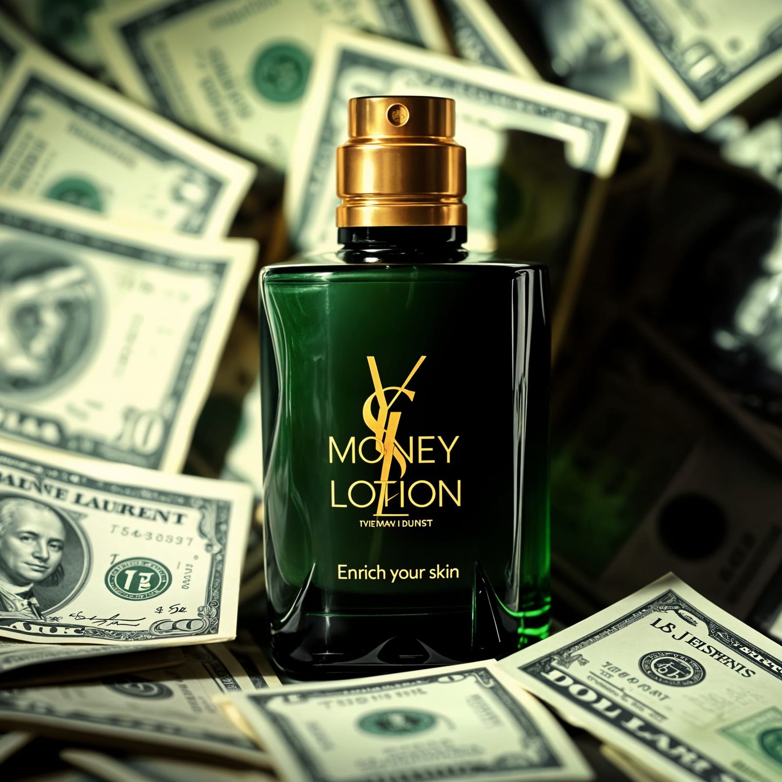 Ultra-Luxurious Yves Saint Laurent Cosmetic Bottle in Dollar...
