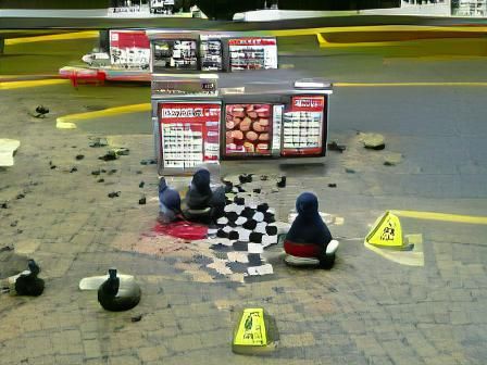 Terrorists Lose at Checkers Game