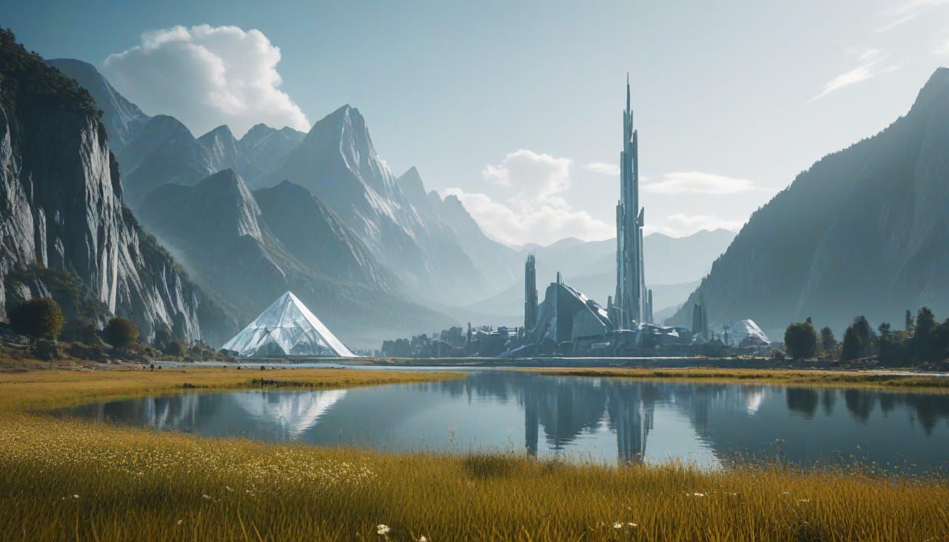 Ecological Crystalline City of the Future in Film Noir