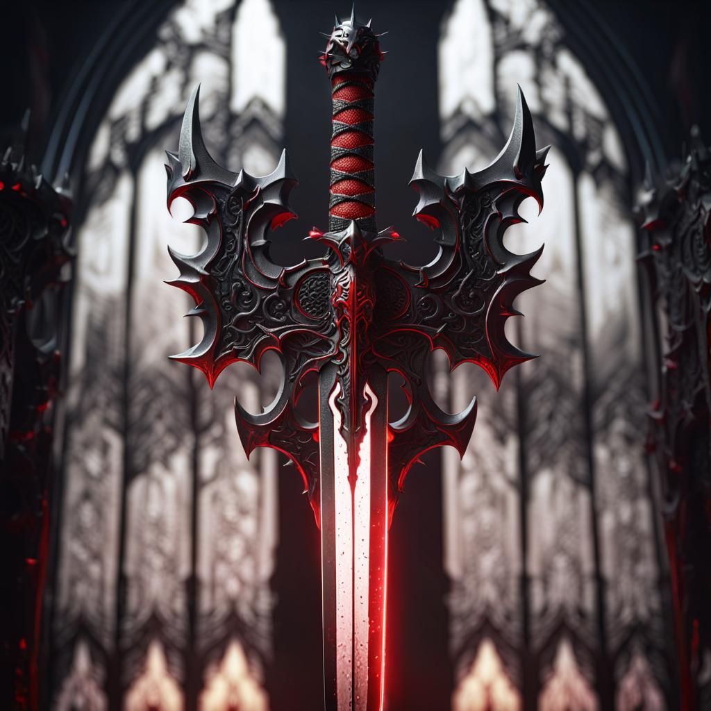 Daedric Longsword Concept (V2)